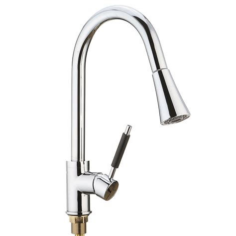 Gooseneck Kitchen Faucet With Pull Out Sprayer | Dandk Organizer