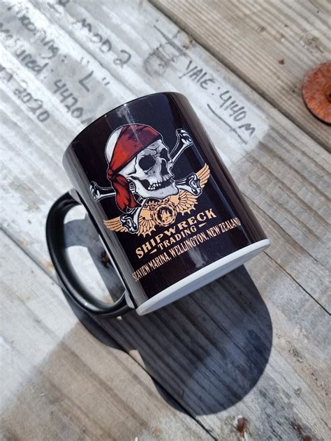 SHIPWRECK BLACK COFFEE MUG | Shipwreck Trading