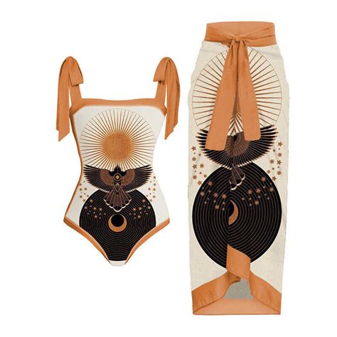 Swimsuit Bagong Naka Print Na Swimwear Sexy Bikini Suit Para Sa Mga Kababaihan Shopee Philippines