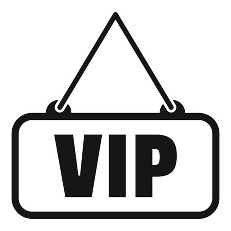 Room service vip icon, simple style 14528820 Vector Art at Vecteezy