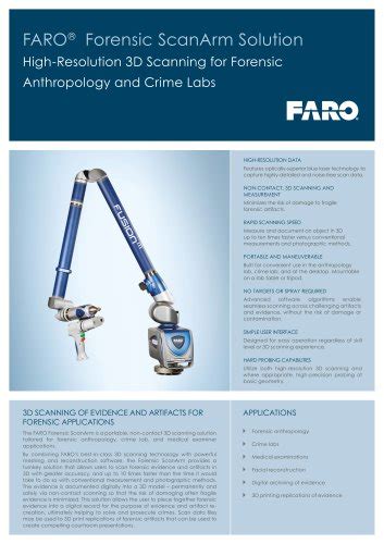 Tech Sheet Faro Laser Tracker Vantage Faro Europe Pdf Catalogs Technical Documentation