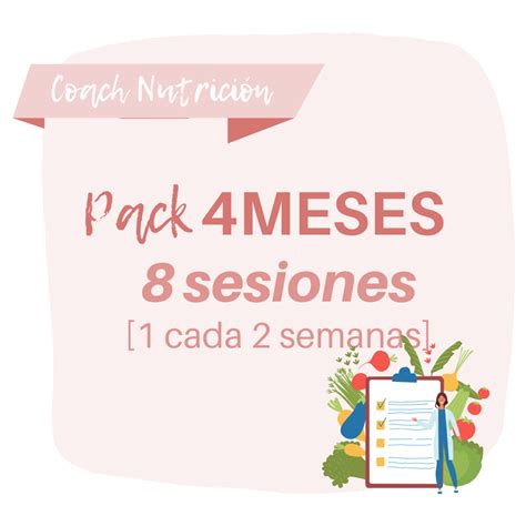 Pack 4 MESES Coaching Nutricional Ariadna Nutrición