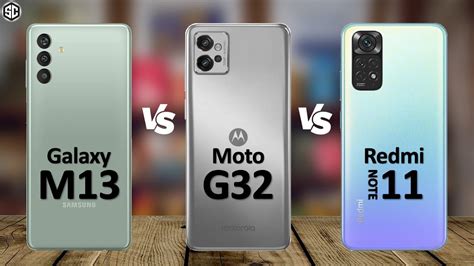 Moto G32 VS Redmi Note 11 VS Samsung M13 YouTube