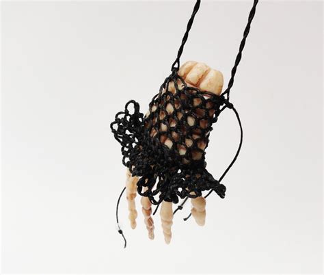 Halloween Severed Hand Necklace Skeleton Necklace Etsy