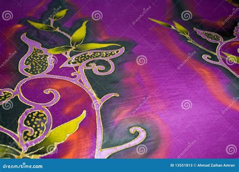 The Arts of Malaysian Batik Stock Image - Image of design, handcraft ...