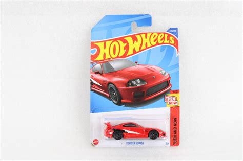 Hot Wheels Toyota Supra Red 220 220 250 2022 Then And Now 5 10 For