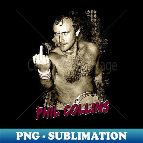 Phil Collins Retro 80s Exclusive Png Sublimation Download Inspire