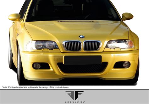 Aero Function Applications 2001 2006 Bmw M3 E46 2dr Af 1 Front Add On Spoiler Gfk 1