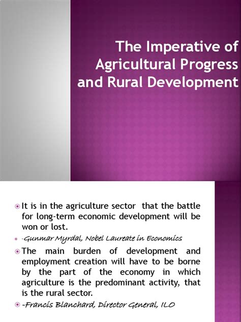 Agricultural Transformation And Rural Development Pdf Farms