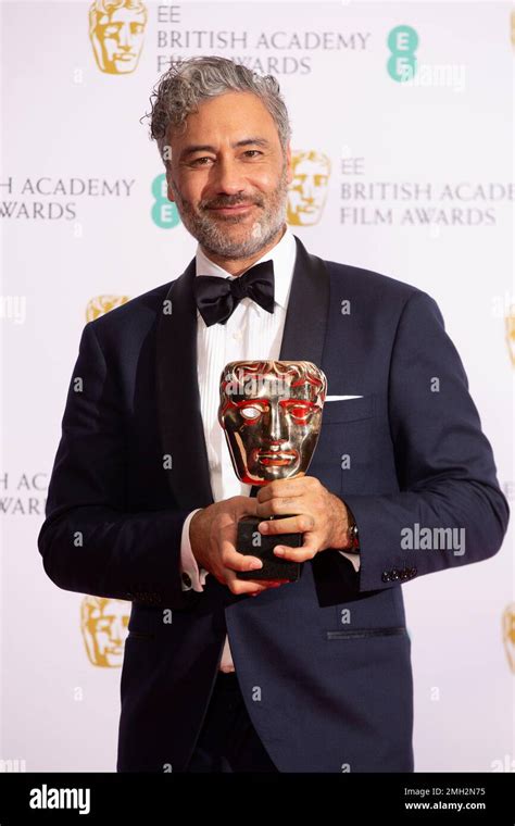 Director Taika Waititi, winner of the Bafta award for Best Adapted ...