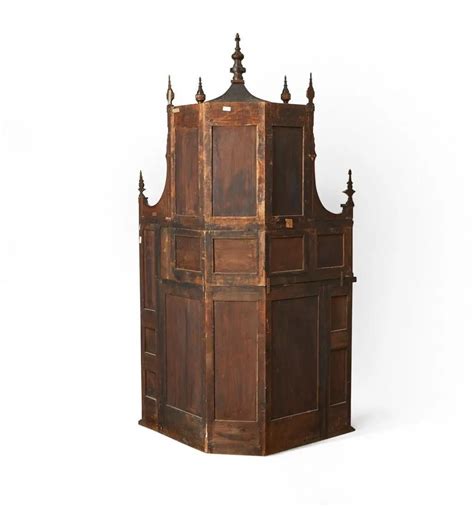 Rare And Important Orientalist Corner Cabinet By Carlo Bugatti For Sale