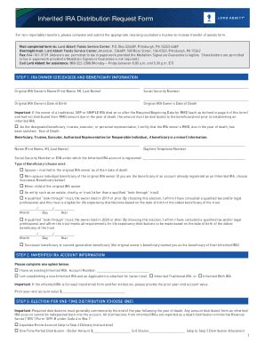 Fillable Online Inherited Ira Transfer Of Assets Direct Rollover Form