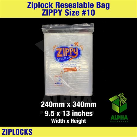 Ziplock Resealable Bag Zippy Size Pcs Lazada Ph