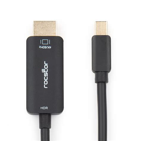 Mini DisplayPort to HDMI Video Cable – 4K/60Hz – M/M | Rocstor