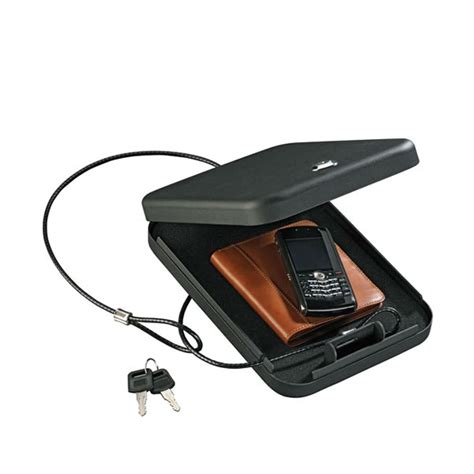 1-Gun Portable Car Key Lock Handgun Safe TSA Travelling Lock Box S45K