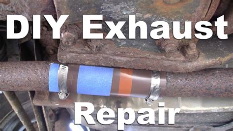 Exhaust Pipe Repair Hack - DIY GF Video - GardenFork.TV - DIY Living