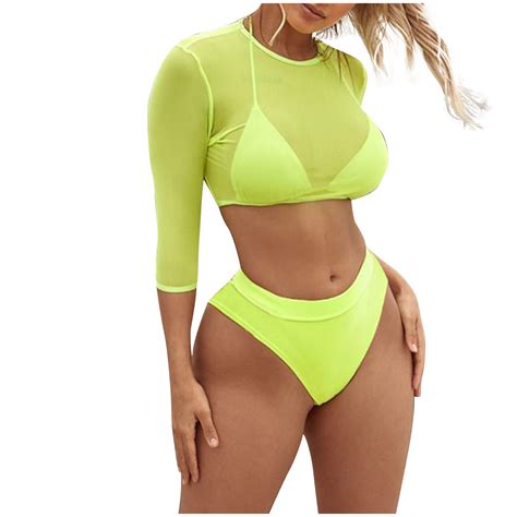 Poropl Swim Suits For Women Fashion Bikini Swim Padded Swim Size S Xl Walmart