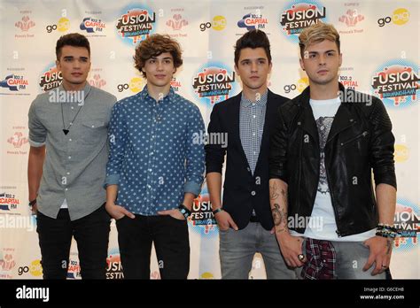 Josh Cuthbert George Shelley Jj Hamblett And Jaymi Hensley Of Union J