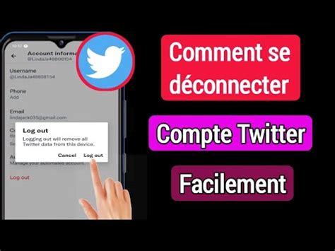 Comment se déconnecter du compte Twitter Comment se déconnecter de