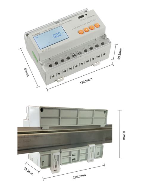 Dtsd Three Phase Multi Function Din Rail Energy Meter Acrel