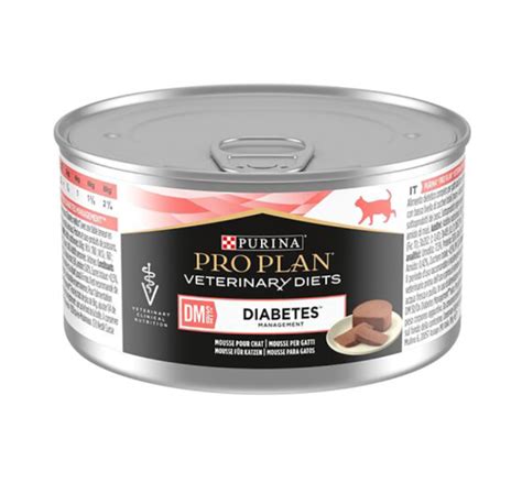 Purina Pro Plan Veterinary Diets Cat DM Diabetes Management Mους 195gr ...