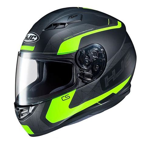 Casque CS 15 DOSTA MC4HSF HJC Noir Vert Fluo MOTO AXXE FR Casque