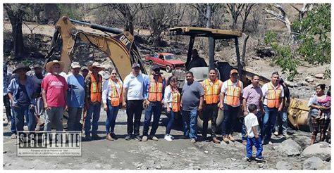 Compromiso cumplido alcalde de Nocupétaro inicia construcción de vado