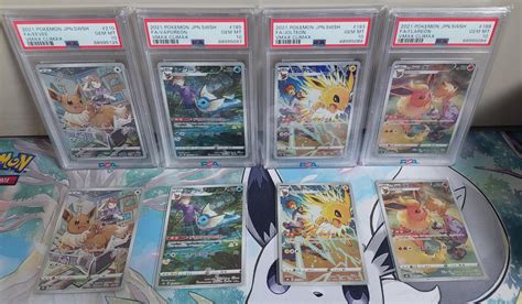 Eevee Vaporeon Jolteon Flareon Pokémon Vmax Climax 2021 PSA set Aukro