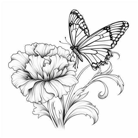 butterfly and flower tattoo 3