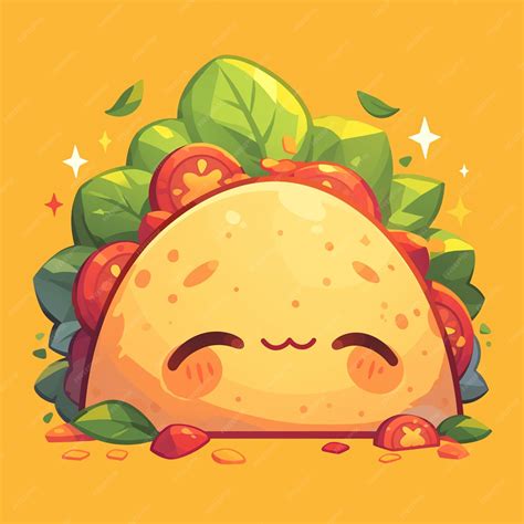 Premium Vector | Spicy Taco Fiesta Lively Cartoon Style