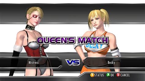 ランブルローズ Xx ミストレス Vs ベッキー Rumble Rose Xx Mistress Vs Becky Queens Match