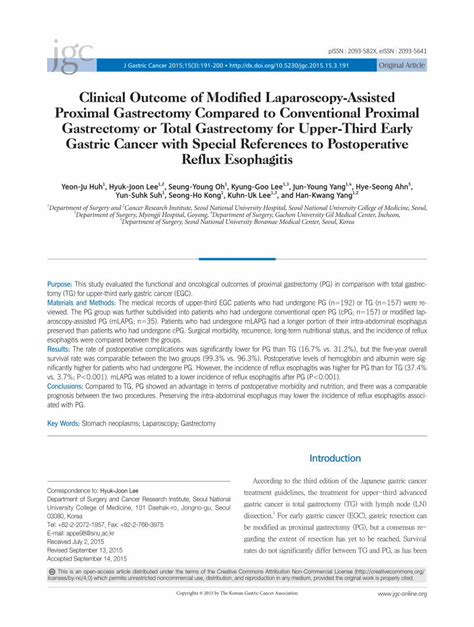 PDF Clinical Outcome Of Modified Laparoscopy Assisted In