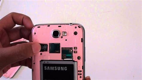 Samsung Galaxy Note 2 How To Insert Remove Micro Sd Card Youtube