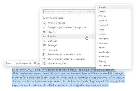 J’ai testé la rédaction d’article assistée par intelligence ... 