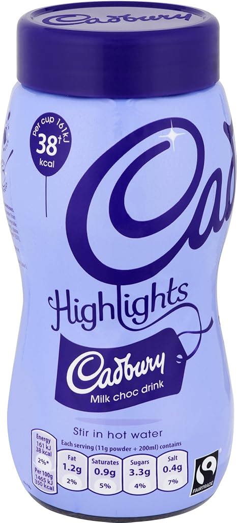 Cadbury Highlights Milk Hot Chocolate 220g Uk Grocery