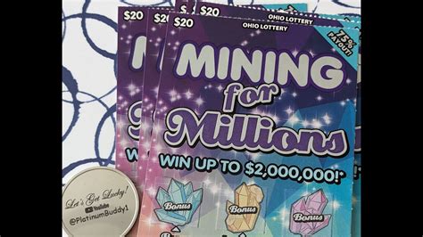 20 Mining For Millions Tickets You Cant Miss This 💰ohio Lottery