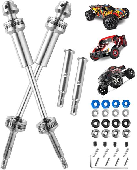 Amazon RCMYou Upgrades Part Rear Drive Shaft CVD Front Axles For