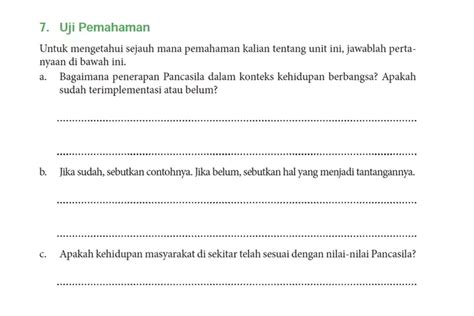 Kunci Jawaban Pkn Kurikulum Merdeka Kelas Sma Halaman Bagian