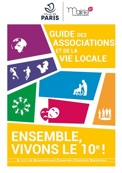 Le Guide Des Associations Et De La Vie Locale Mairie Du 10ᵉ