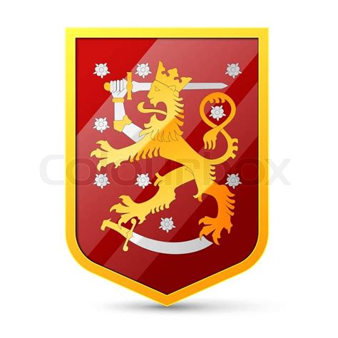 Coat of arms of Finland | Stock vector | Colourbox