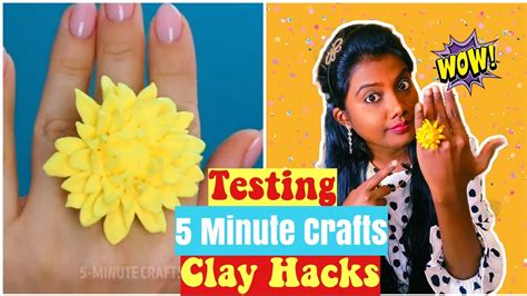 Testing Out Viral Clay Hacks By 5 Minute Crafts [ Tamil ] Youtube