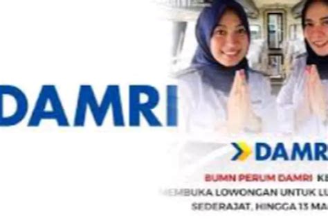 DAMRI Buka Lowongan Kerja Terbaru Periode Januari 2024 Terbuka Untuk