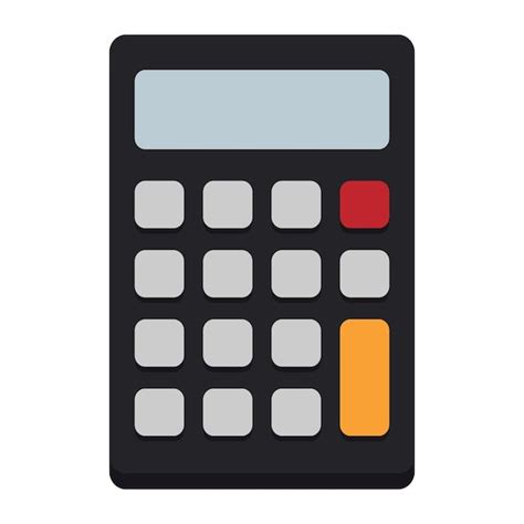 Premium Vector Calculator Icon Isolated On White Background