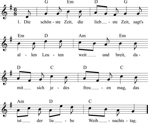 schönste Zeit Noten Liedtext MIDI Akkorde