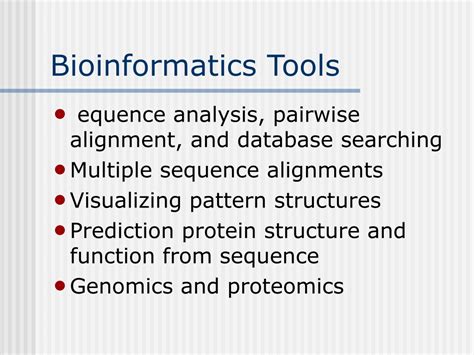 Ppt Bioinformatics Overview Powerpoint Presentation Free Download Id 9673296