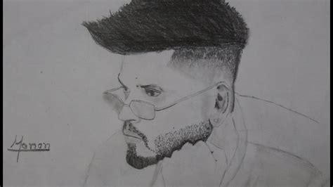 How To Draw A Shreyas Iyer Pencil Sketch Step By Step By Manan