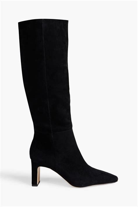 Sam Edelman Sylvia Suede Knee Boots In Black Lyst