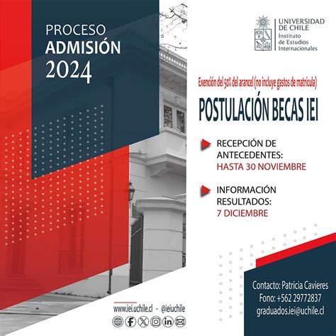 Iei Abre Postulaciones A Becas Parciales 2024 Instituto De Estudios