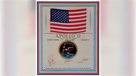 Rare Apollo 11 US flag flown to the Moon sells at auction | Fox News