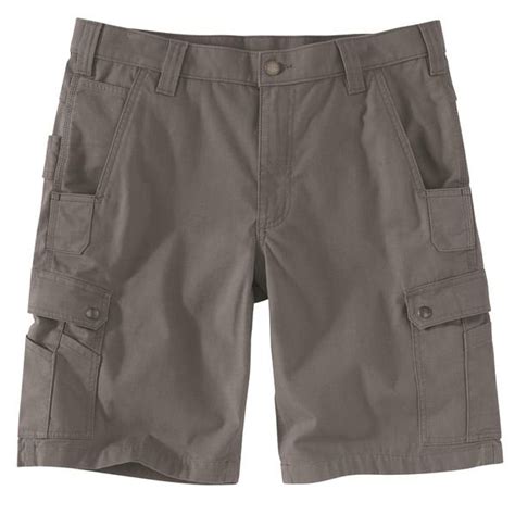 Carhartt Men S Rugged Flex Relaxed Fit Ripstop Cargo Work Shorts Steel